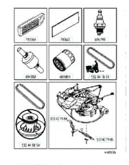 Husqvarna Cth2138R - Frequently Used Parts