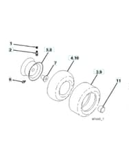 Husqvarna Cth222T - Wheels & Tyres