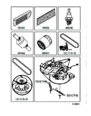 Husqvarna Cth2238Te - Frequently Used Parts