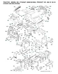 Husqvarna Cth2542 Twin - Chassis & Enclosures