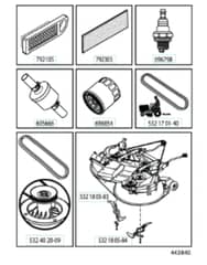 Husqvarna Cth2642Te - Frequently Used Parts