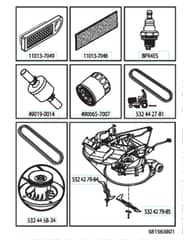 Husqvarna Cth 164T - Frequently Used Parts