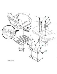 Husqvarna Cth 164T - Seat