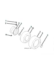 Husqvarna Cth 164T - Wheels & Tyres