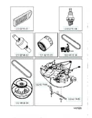 Husqvarna Cth 174 - Frequently Used Parts