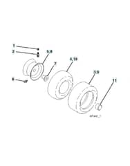 Husqvarna Cth 182T - Wheels & Tyres