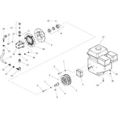 Belle Cub 20-90 (PAN) - Pump & Motor Assembly