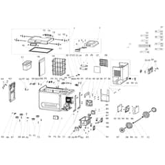 Makita CW004G - Cordless Cooler & Warmer Box - Power Tool Diagram