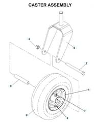 Husqvarna Cze4818 Kaa - Casters
