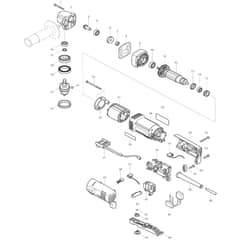 Makita DA3010F - Angle Drill 10mm - Power Tool Diagram