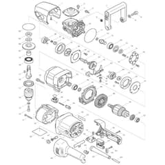 Makita DA4031 - Angle Drill 13mm - Power Tool Diagram