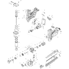 Makita DBN610 - Cordless Finish Nailer - Power Tool Diagram