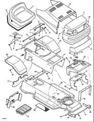 Hayter Heritage DC12-30 - 143P (143P001001 - 143P099999) - Chassis - Hood