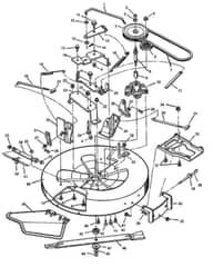 Hayter Heritage DC12-30 - 143S (143S001001 - 143S099999) - Mower Housing