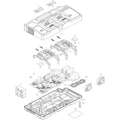 Makita DC40RB - Two Port Multi Fast Charger - Power Tool Diagram