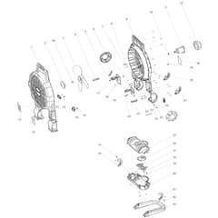 Makita DCF201 - Cordless Fan - Power Tool Diagram