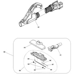 Makita DCL500 - Cordless Cyclone Cleaner - Power Tool 03 Diagram