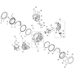 Makita DCL501 - Cordless Cyclone Cleaner - Power Tool 01 Diagram