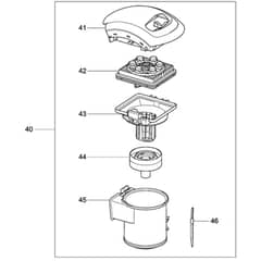 Makita DCL501 - Cordless Cyclone Cleaner - Power Tool 02 Diagram