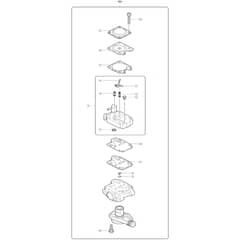 Makita DCS232T - Chainsaw - Carburettor Diagram