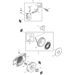 Makita DCS340 - Engine Chain Saw - Power Tool 02 Diagram
