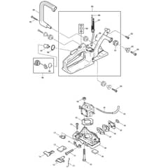 Makita DCS340 - Engine Chain Saw - Power Tool 06 Diagram
