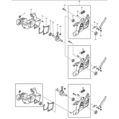 Makita DCS430 - Engine Chain Saw - Power Tool 02 Diagram