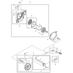 Makita DCS430 - Engine Chain Saw - Power Tool 05 Diagram