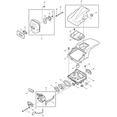 Makita DCS430 - Engine Chain Saw - Power Tool 08 Diagram