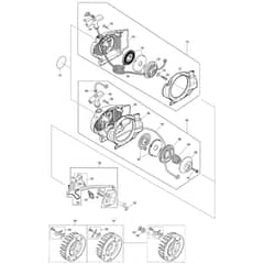Makita DCS500 - Engine Chain Saw - Power Tool 04 Diagram