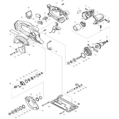 Makita DCS550 - Cordless Metal Cutter - Power Tool Diagram