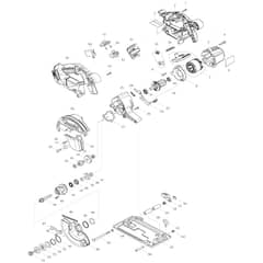 Makita DCS551 - 150mm Cordless Metal Cutter - Power Tool Diagram