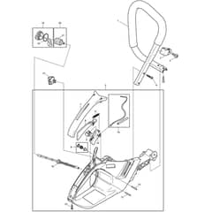 Makita DCS7301 - Engine Chain Saw - Power Tool 01 Diagram
