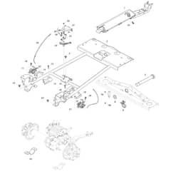 Makita DCU604 - Battery Powered Wheelbarrow - Power Tool 01 Diagram