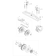 Makita DCU604 - Battery Powered Wheelbarrow - Power Tool 03 Diagram