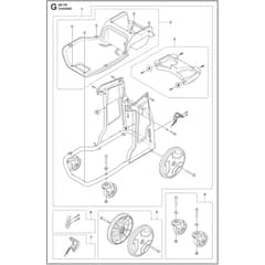 Husqvarna DE 110 H - 970509401 - Chassis