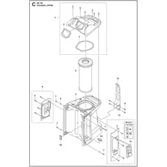 Husqvarna DE 110i H - 970514902 - Housing 01
