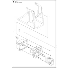 Husqvarna DE 110i H - 970514902 - Battery Box