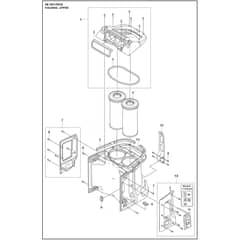 Husqvarna DE 120 H PACE - 970519602 - Housing 02