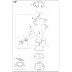 Husqvarna DE 120 H PACE - 970519602 - Tank