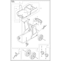 Husqvarna DE 130 H - 970519501 - Chassis