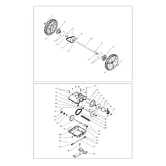 DEB 5158 - Oleo-Mac Bush Hog Mower Transmission Diagram