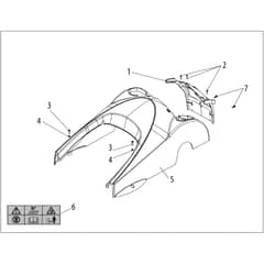 DEB 5159 -  - Efco Bush Hog Mower Hood Diagram