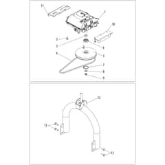 DEB 5159 -  - Efco Bush Hog Mower Pulley Diagram