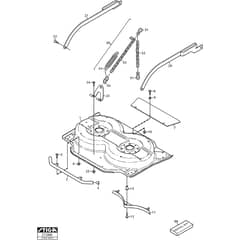 DECK 85 C - 2010 - 13-2960-94 - Mountfield Front Mower Frame Diagram