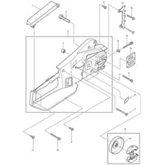 Makita DES380 - Engine Chain Saw - Power Tool 01 Diagram