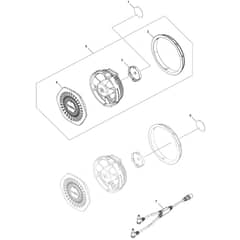 Makita DFJ310 - Cordless Fan Jacket - Power Tool Diagram