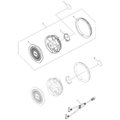 Makita DFJ410 - Cordless Fan Jacket - Power Tool Diagram