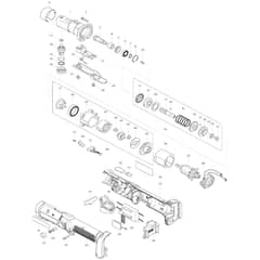Makita DFL082F - Cordless Angle Screwdriver - Power Tool Diagram