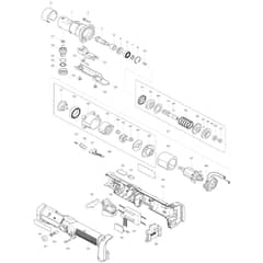 Makita DFL202F - Cordless Angle Screwdriver - Power Tool Diagram